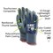Magid Coated Gloves, Polyurethane, 5 Abrasion Level, Blue, 1 PR GPD982-10 - alternate 6